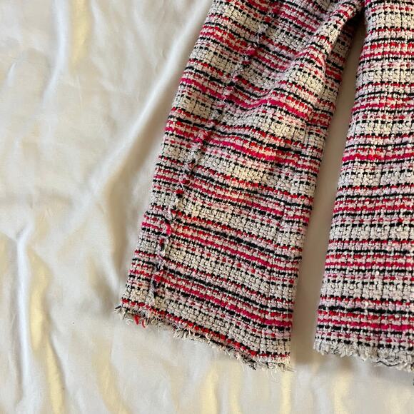 Rebecca Taylor Striped Tweed Double Breasted Blazer Jacket Wmns 10 Career Office - Picture 11 of 14